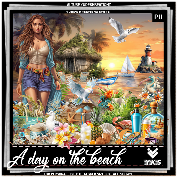 A day on the Beach - Click Image to Close